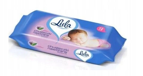 Lula Moisturized Wipes With Alantonin 72pcs