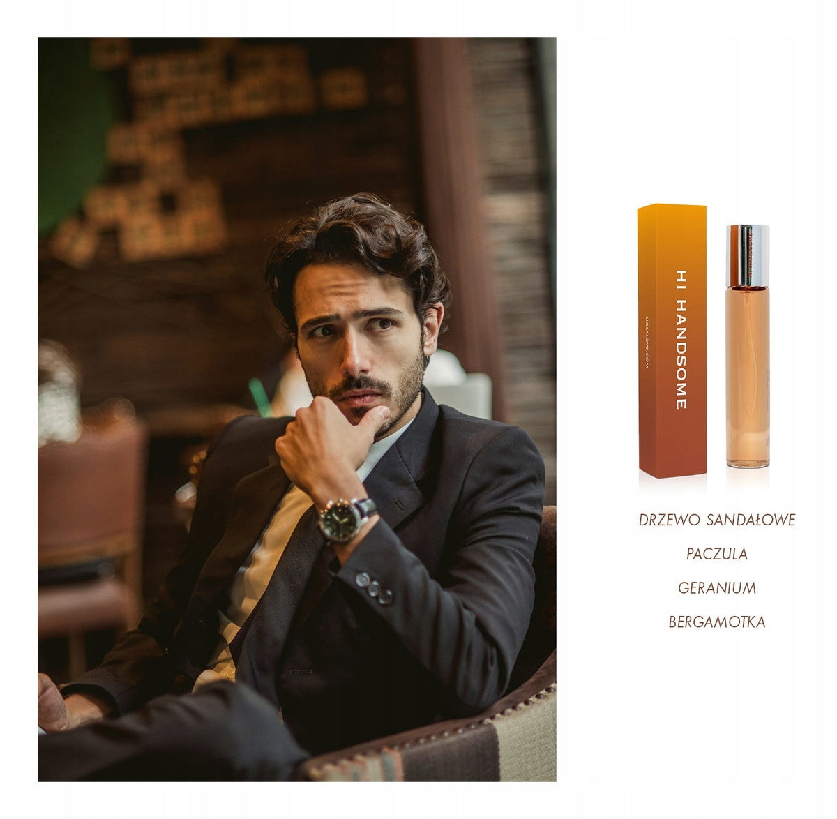 Lullalove Hi Handsome Perfumed Water 33ml Packaging status original