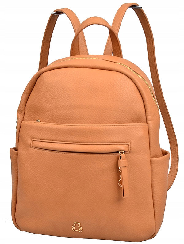 Lulu Castagnette city backpack brown Brand Lulu Castagnette