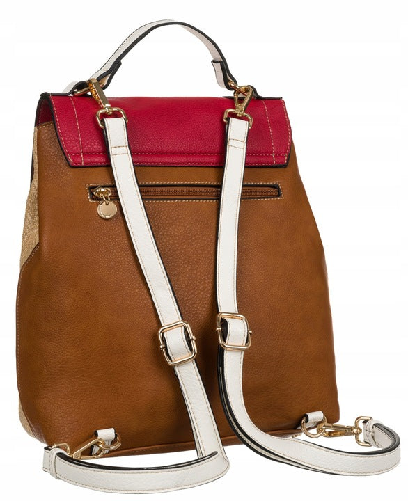 Lulu Castagnette women's backpack made of eco leather backpack Brand Lulu Castagnette