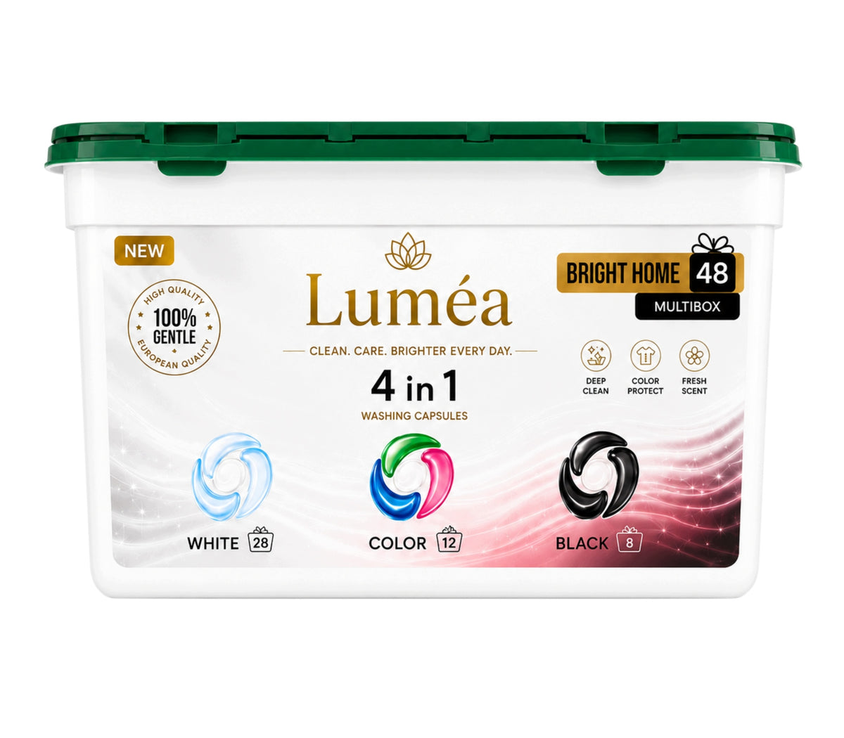 Luméa Bright home laundry capsules 48 pcs.