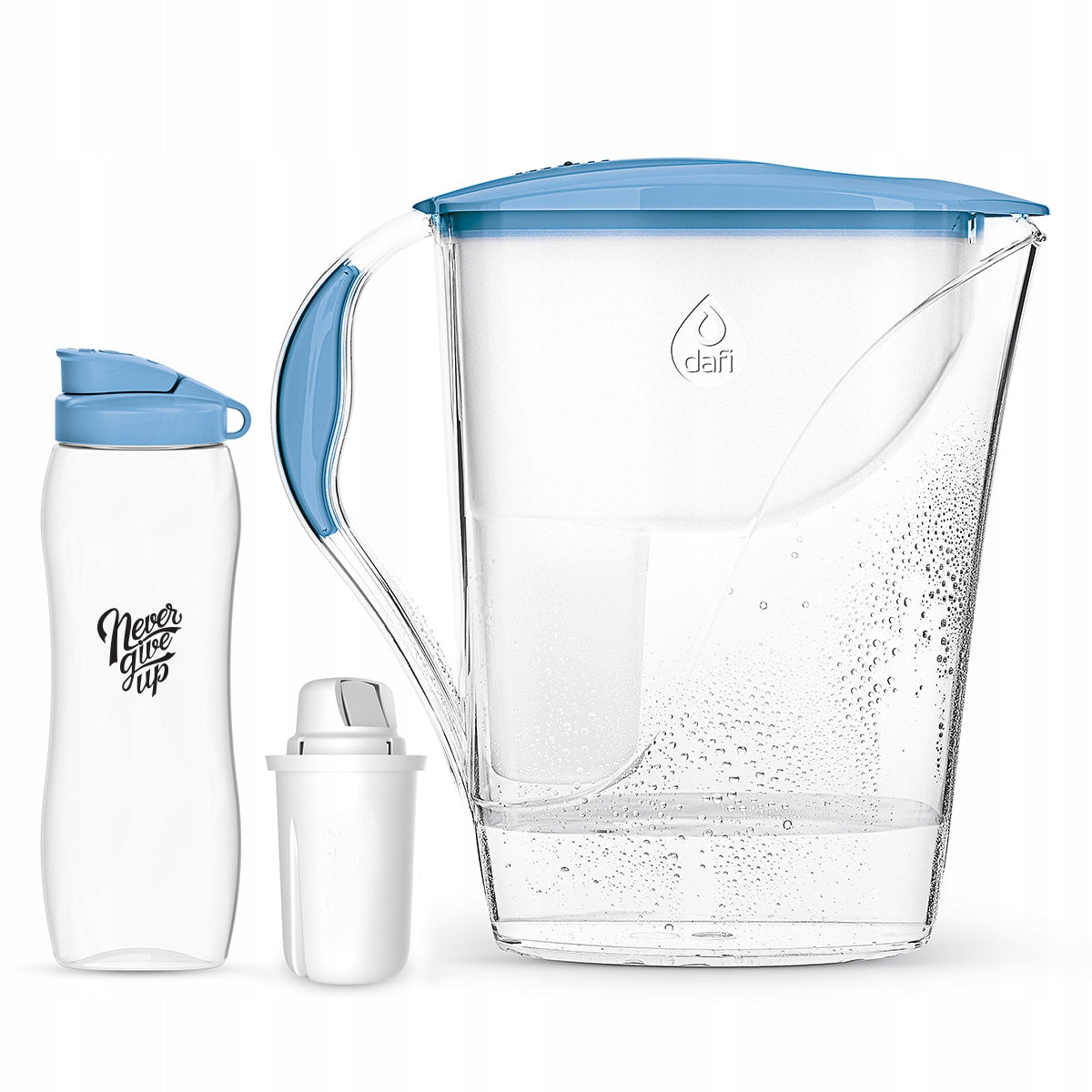 Luna Classic filter jug with cartridge + water bottle DAFI