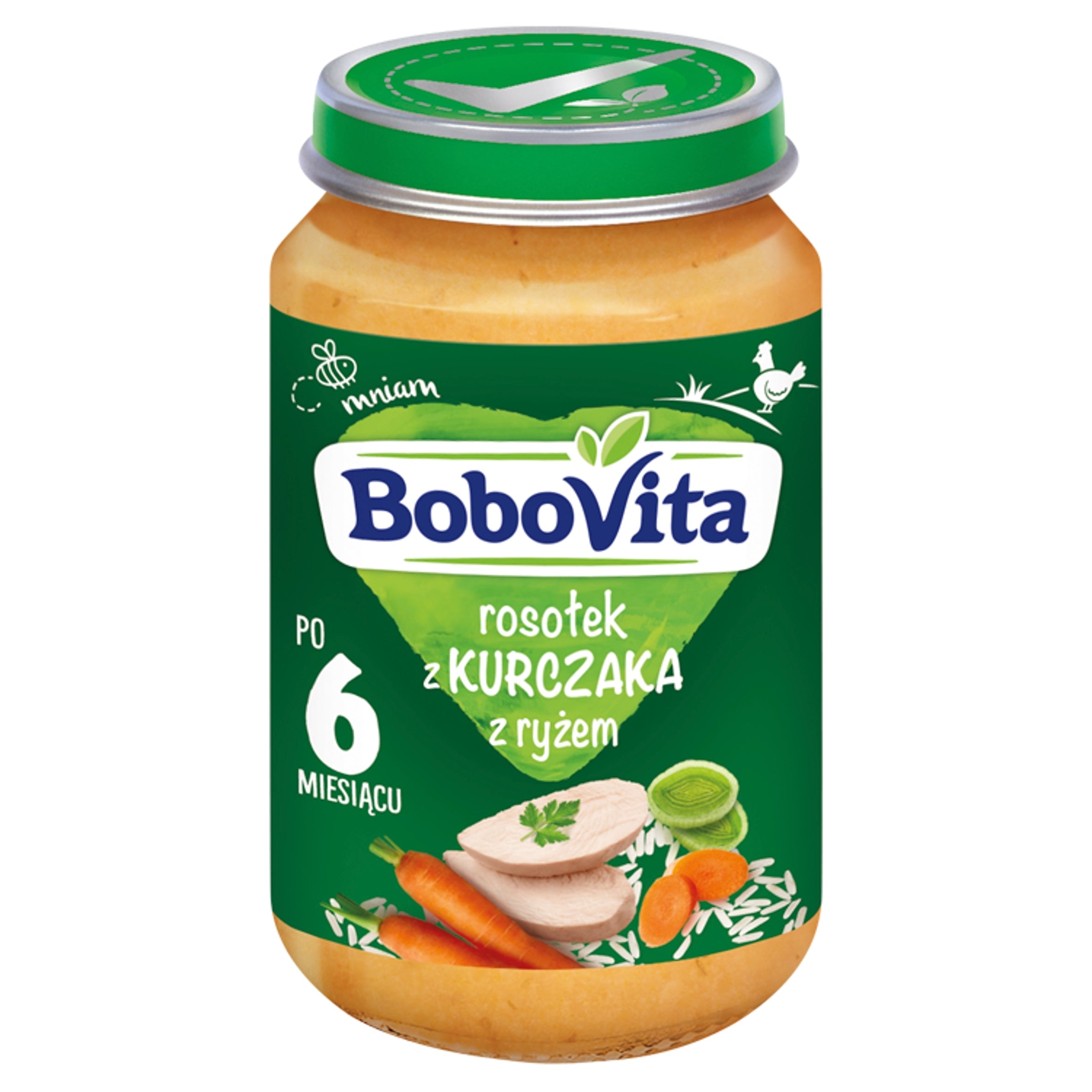 Lunch BoboVita after 6 months Chicken Broth with Rice 190g