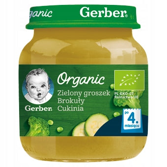 Lunch Gerber Organic for babies after 4 months 6x 125 g Brand Gerber