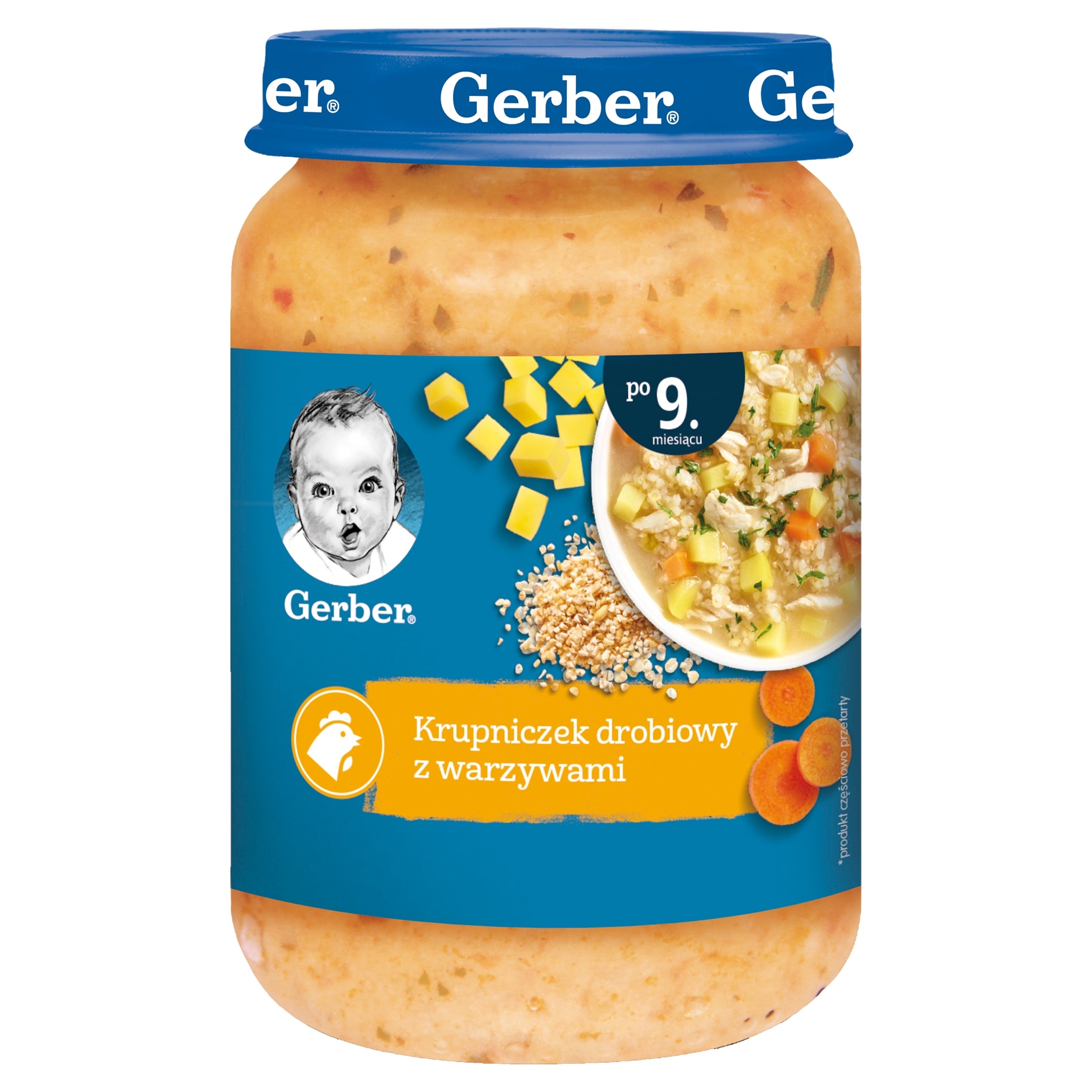 Lunch Gerber Poultry Crusher with Vegetables for Babies 190 g Manufacturer code 7613033730719