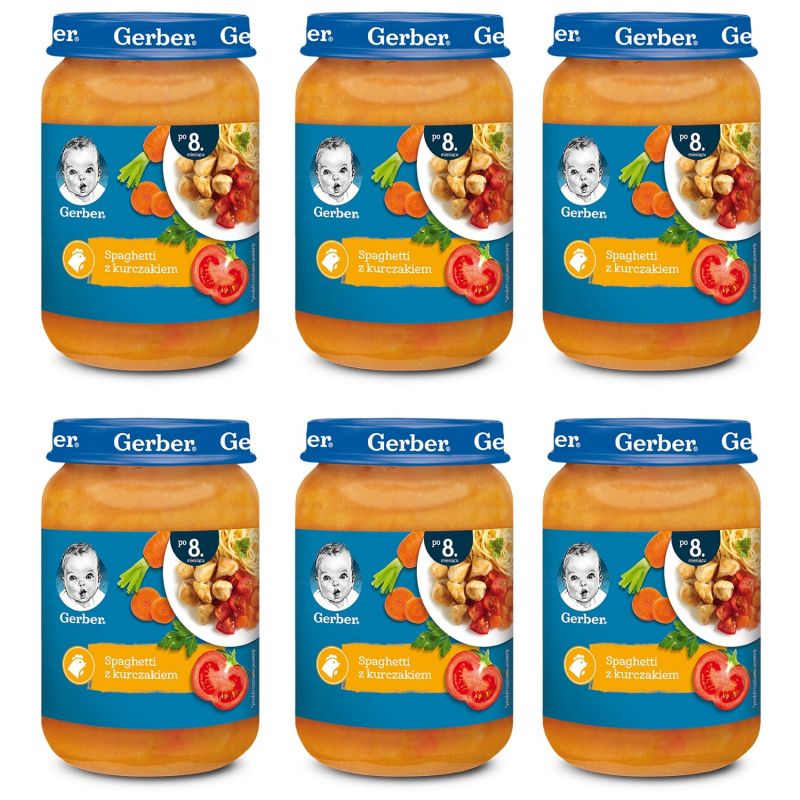 Lunch Gerber Spaghetti with chicken for babies after 8 months 190 g x6