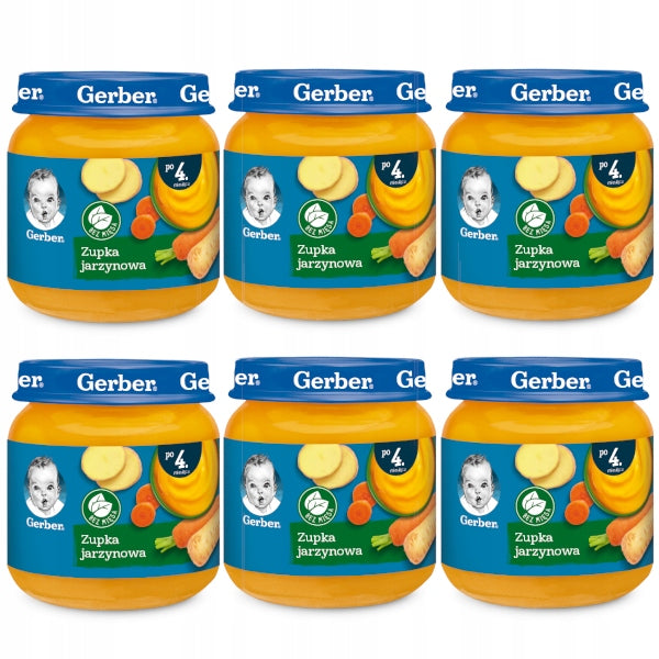 Lunch Gerber Vegetable soup for babies after 4 months 125 g x 6