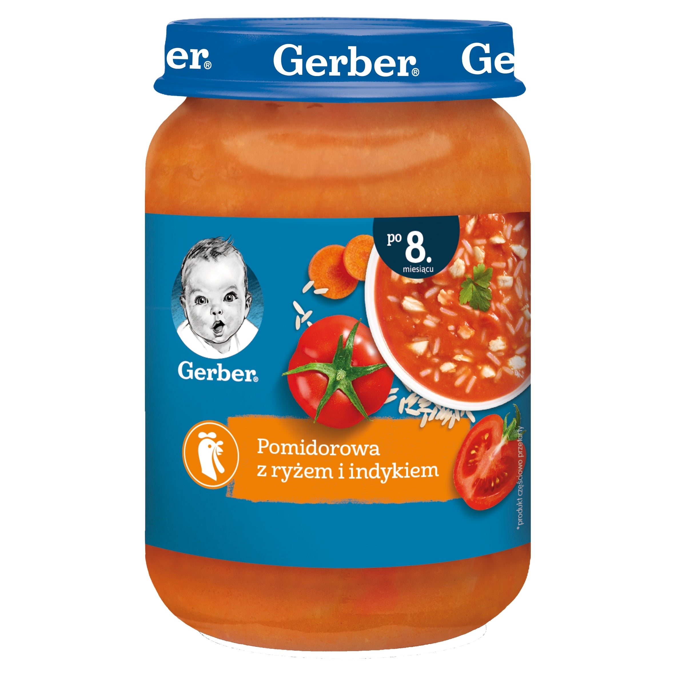 Lunch Gerber for babies after 8 months 6x 190 g EAN (GTIN) 5906924001350