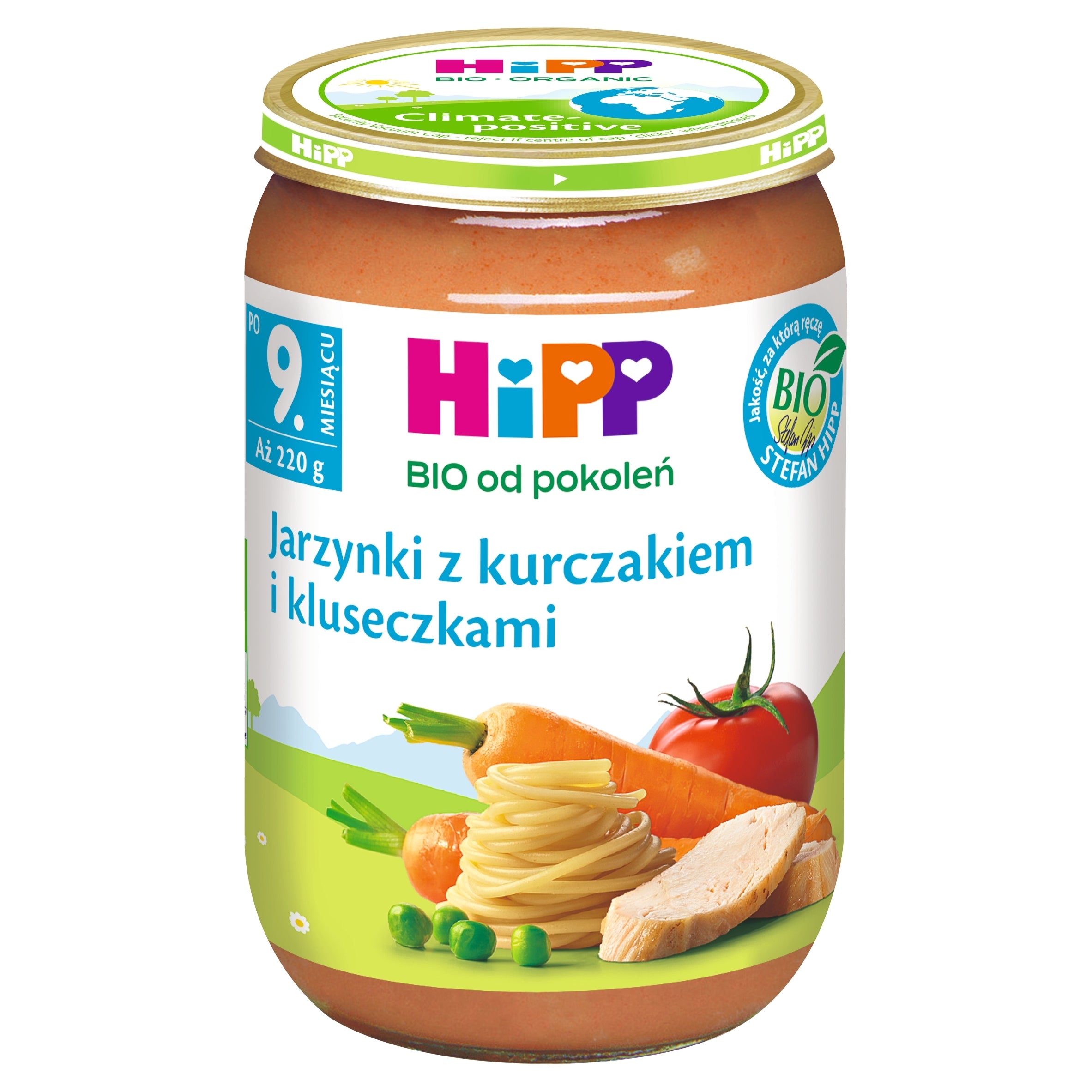 Lunch Hipp VEGETABLES WITH CHICKEN AND NOODLES from 9 months 220 g