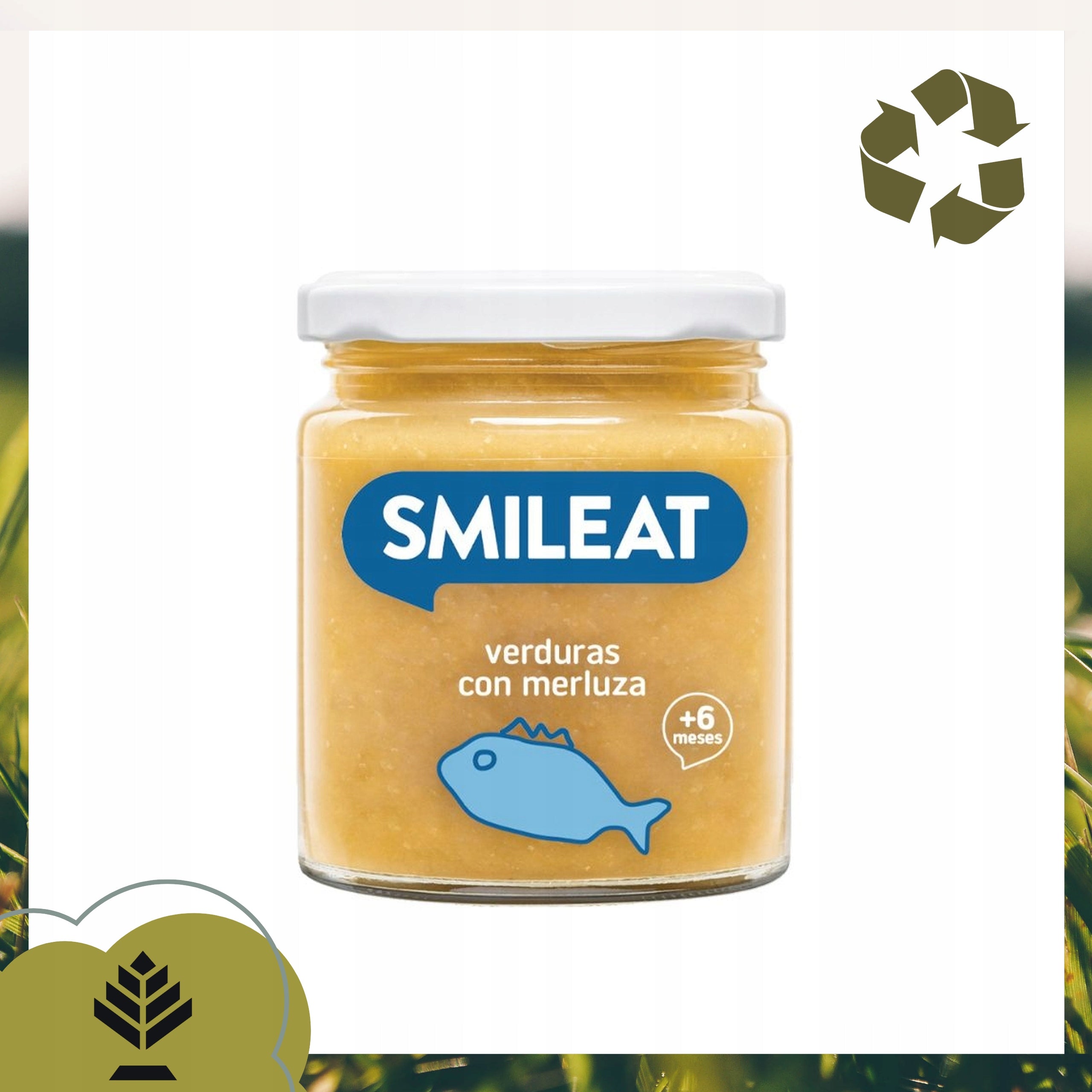 Lunch In A Jar Smileat Bio hake With Vegetables For Babies 6M 230G EAN (GTIN) 8437014583069
