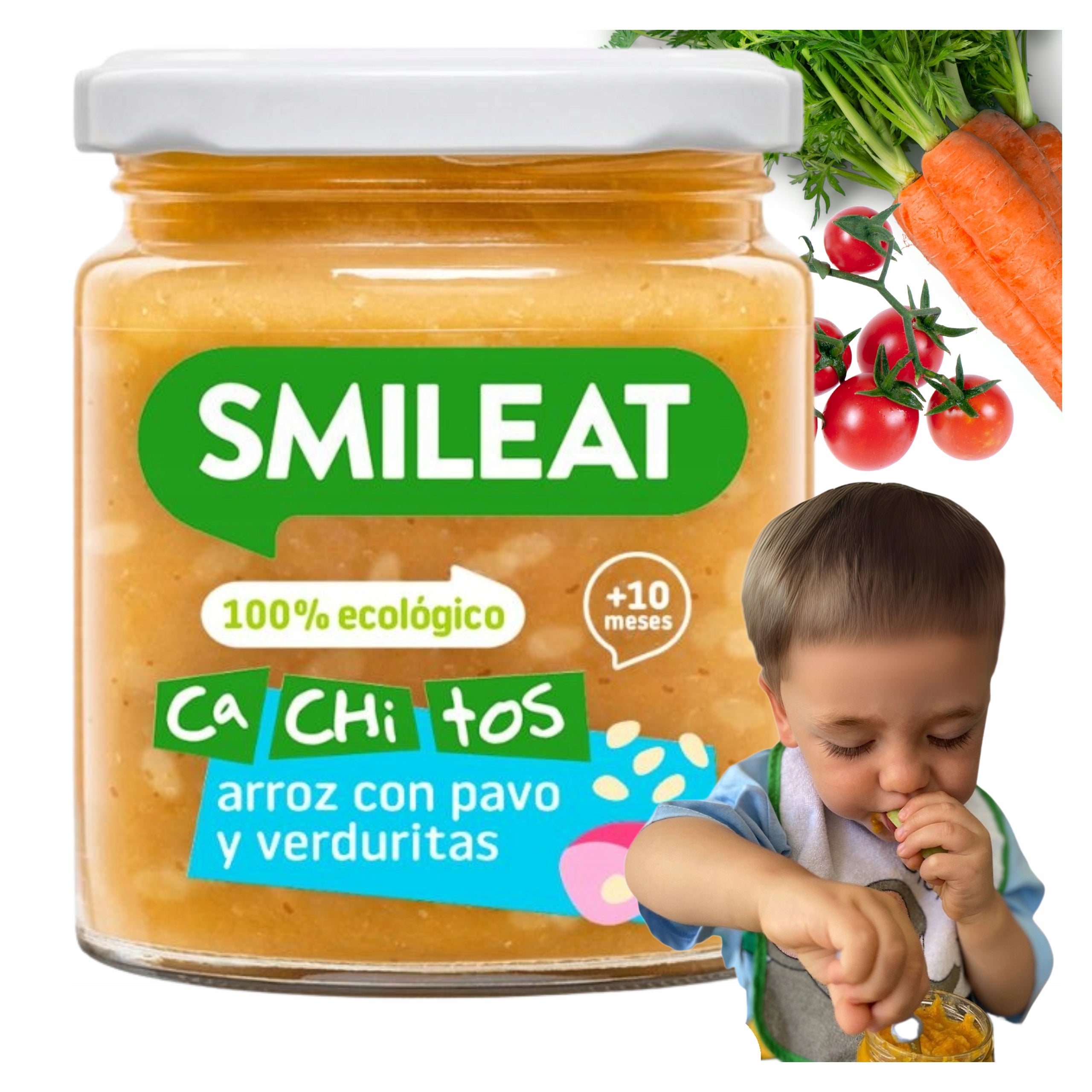 Lunch in a jar Smileat Rice With Turkey Vegetables For Children After 10M 230G