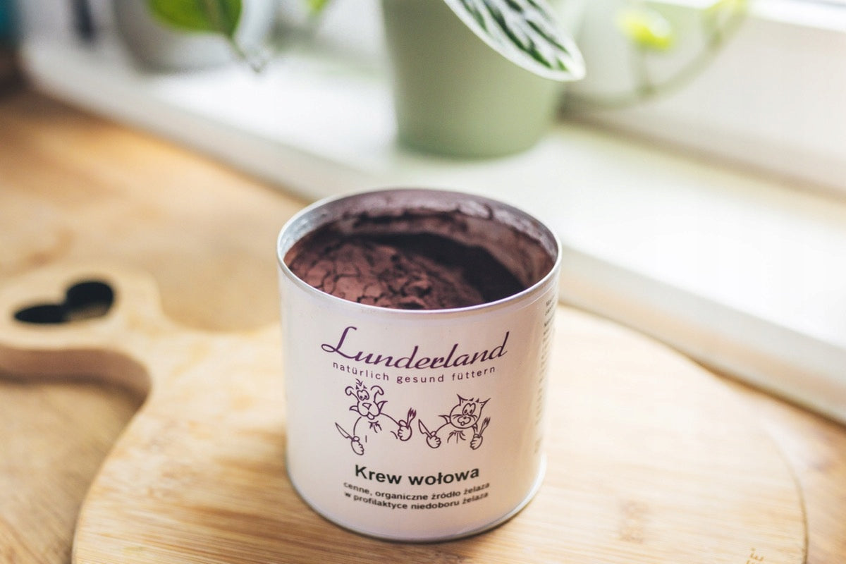 Lunderland dried beef blood 250 g Packaging status original