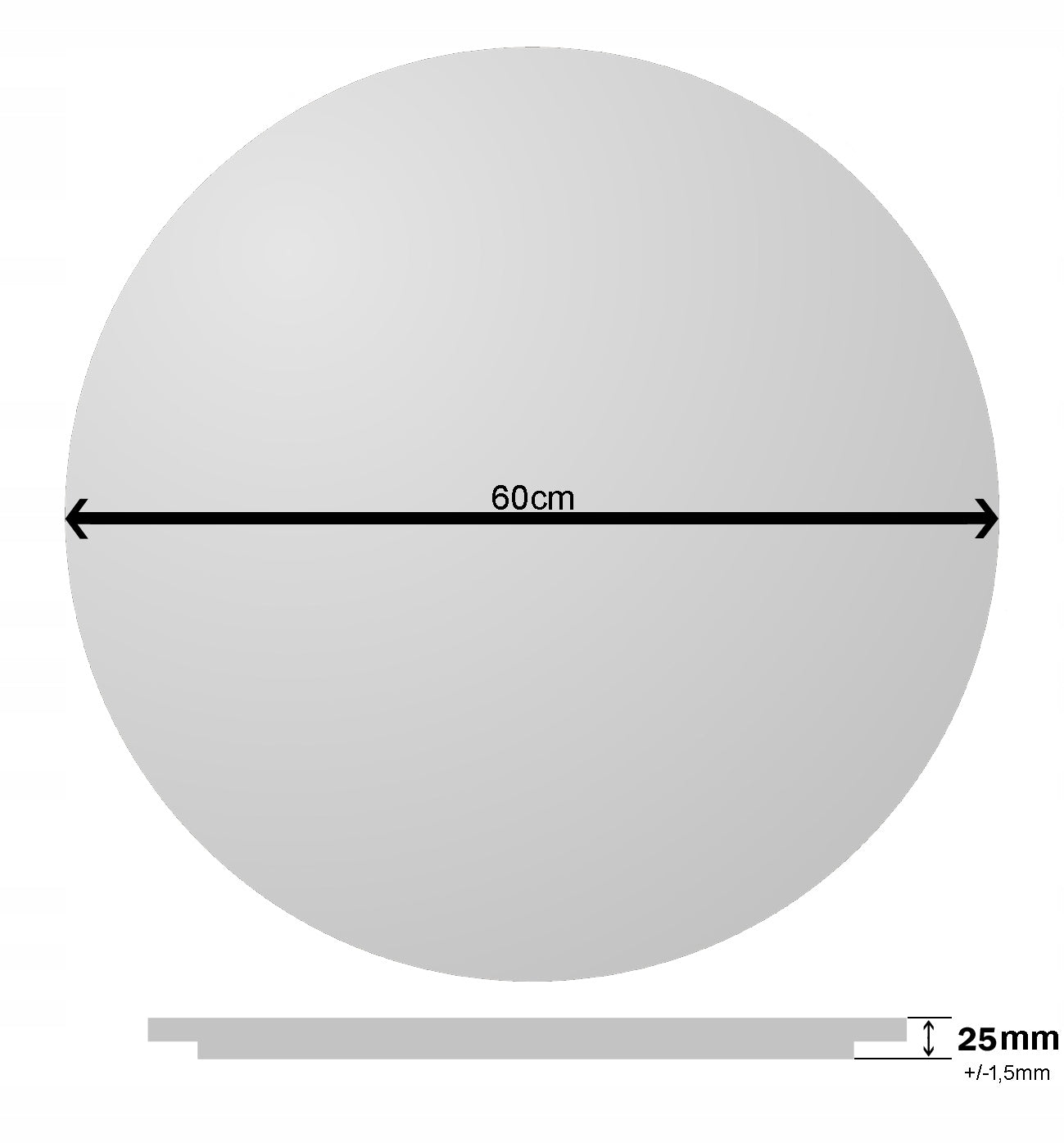 Spiegel Nemesis, Silber 