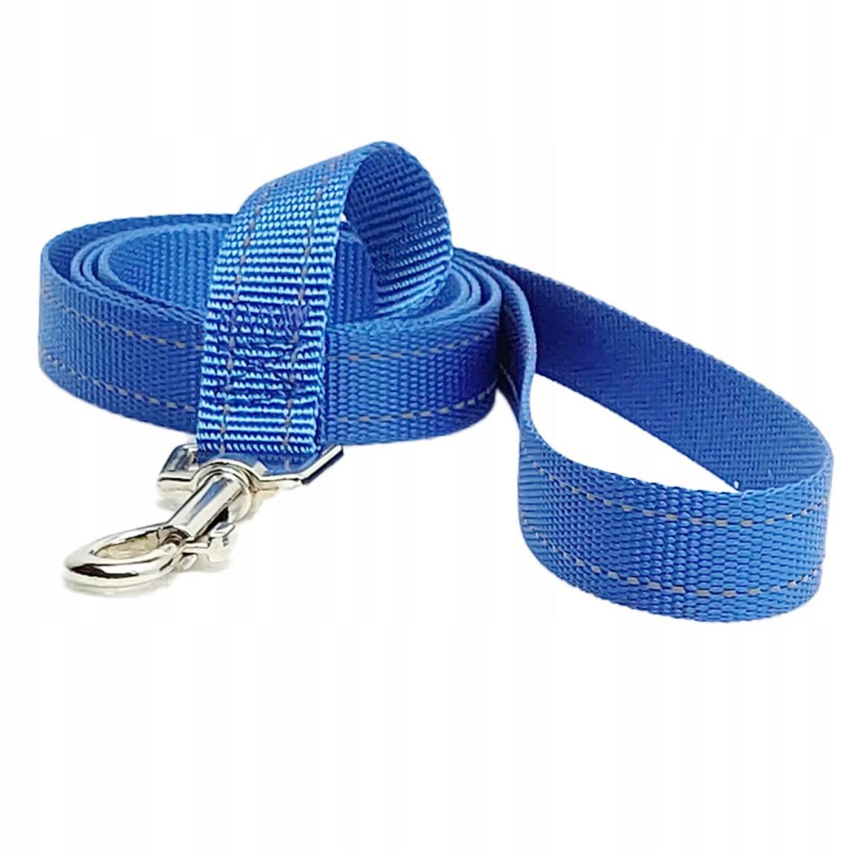 Lux Pets Lanyard Classic Nylon Reflective Blue 1.5 Cm 150 Cm