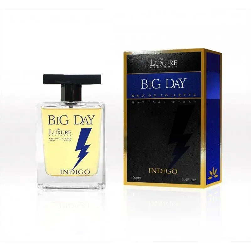 Luxure Big Day Indigo Eau De Toilette for Men 100 ml EDT Male Brand Luxure Parfumes