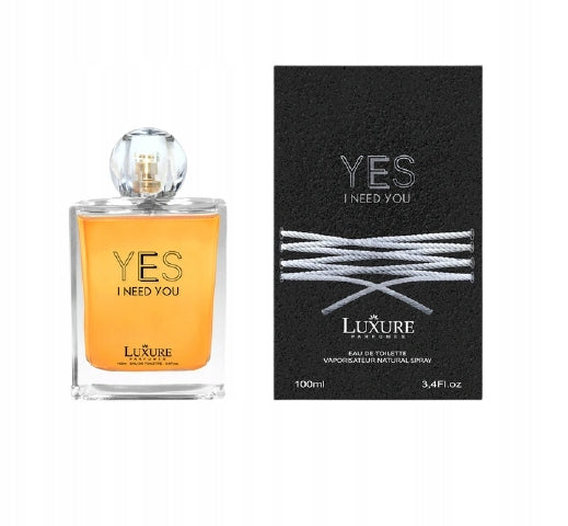 Luxure Yes I Need You Men 100ml Men's eau de toilette Brand Luxure Parfumes
