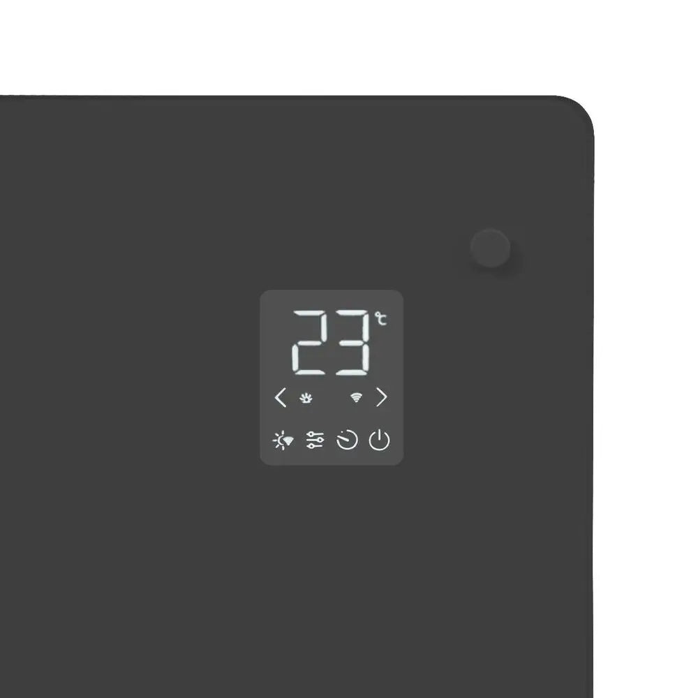 Luxury WiFi Electric Heater - Glass Panel - 1000W - Grey | WIFI Manufacturer code CH510AC_GREY