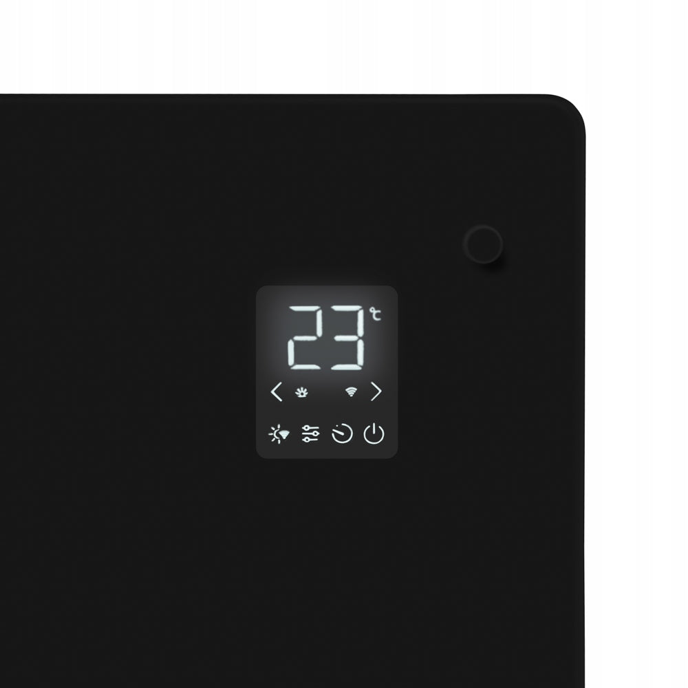Luxury electric heater – Glass panel – 2500 W – Black | WIFI Manufacturer code CH516AC