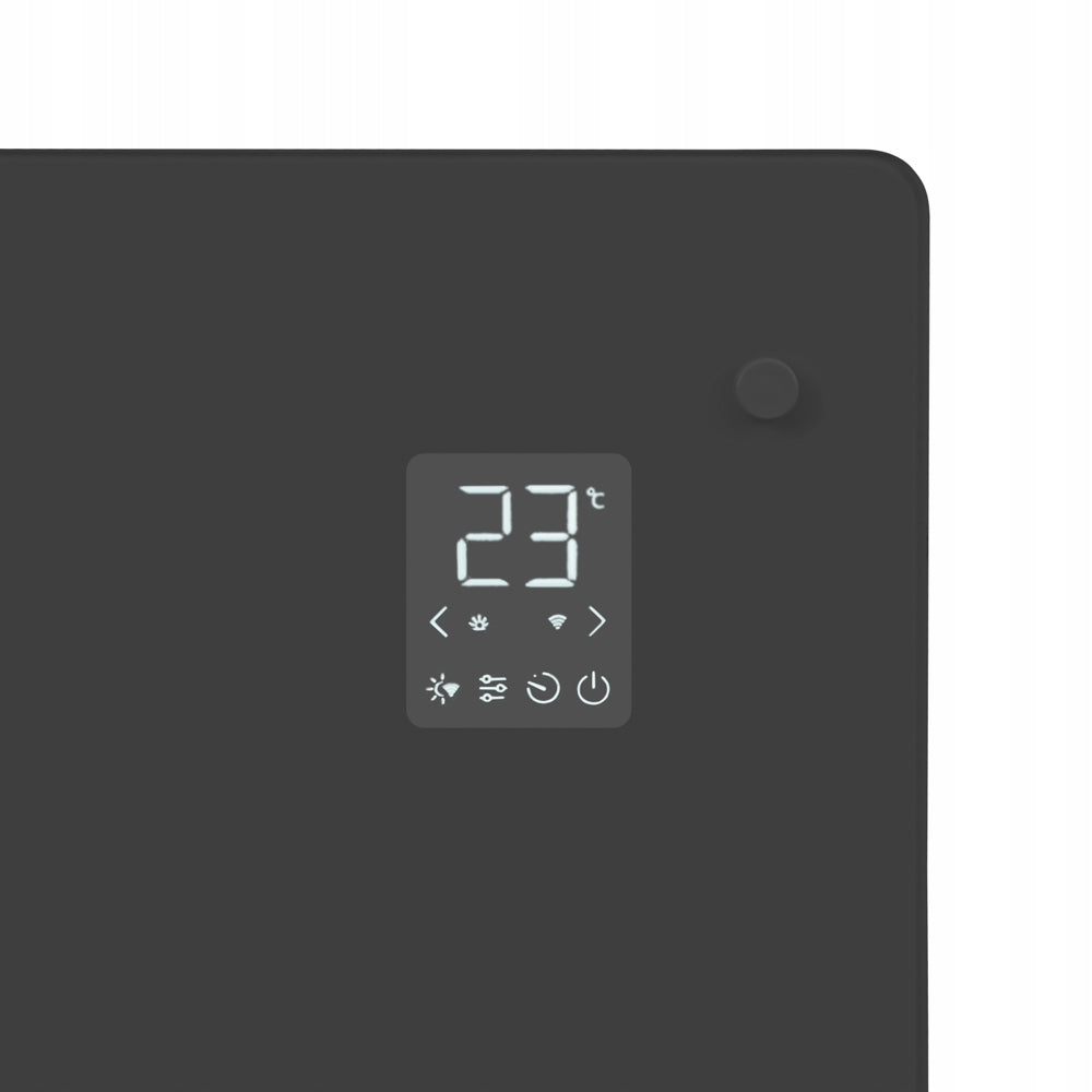 Luxury electric heater – Glass panel – 2500 W – Grey | WIFI Manufacturer code CH516AC_GREY