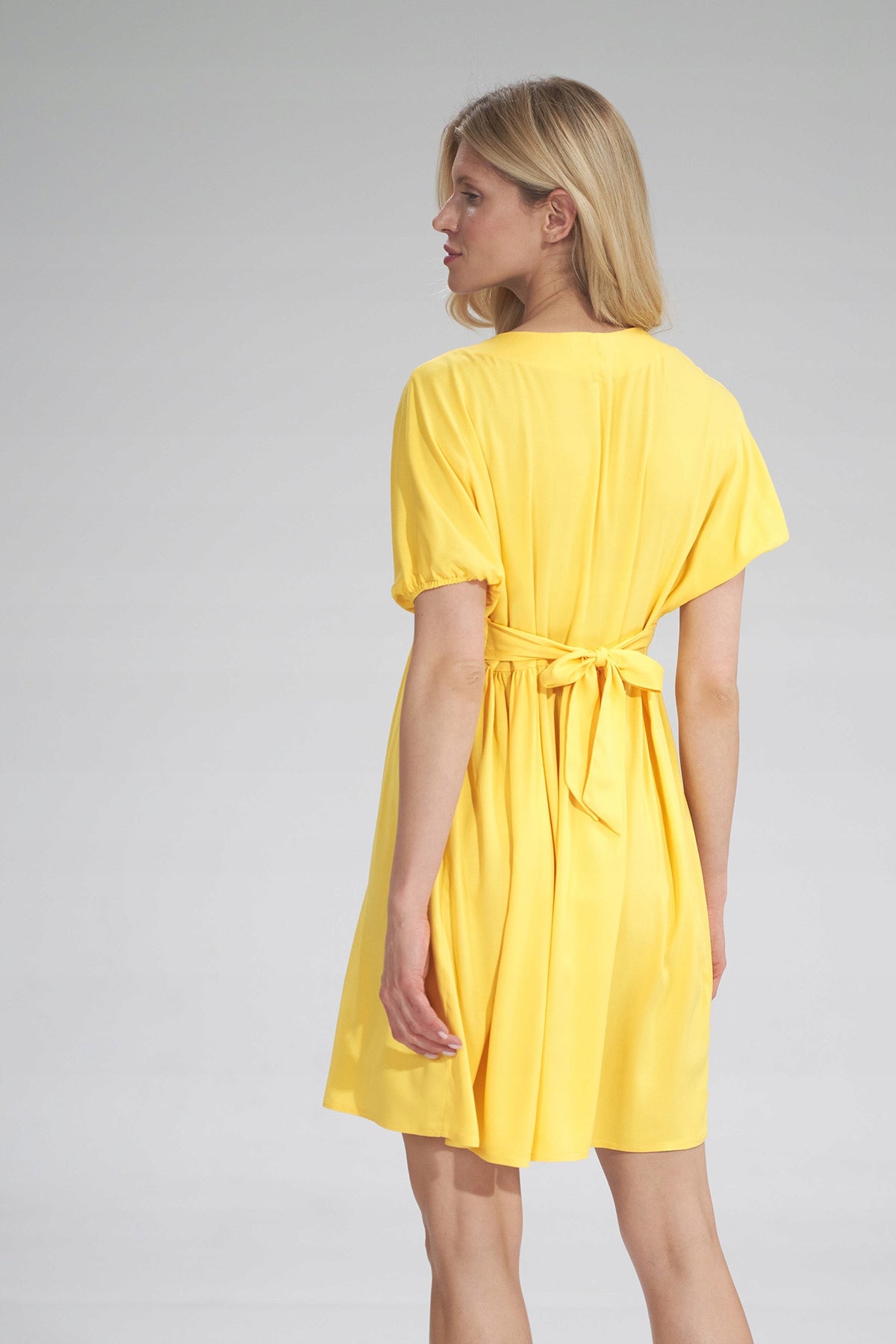 Kleid für Damen Figl, gelb 