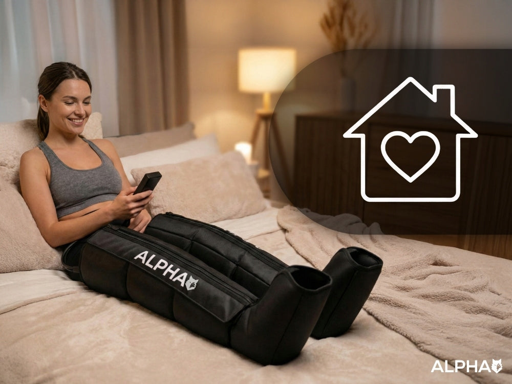 Lymphatic Drainage Compression Device - Leg Massager ALPHA Presotherapy Packaging status original