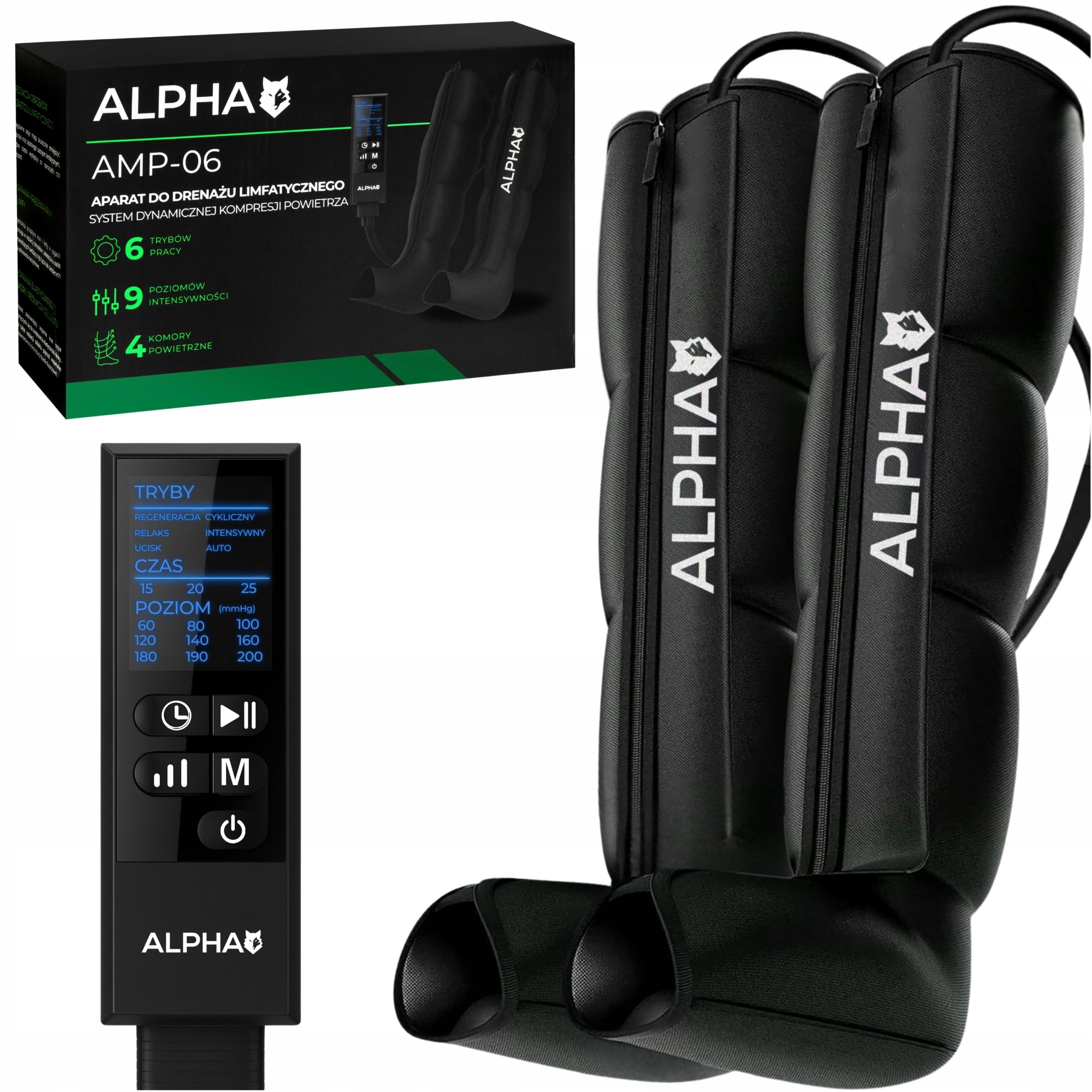 Lymphatic Drainage Compression Device - Leg Massager ALPHA Presotherapy