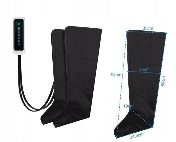 Lymphatic Drainage Compression Device, Leg Massager Presotherapy 6 CHAMBERS Manufacturer code Masażer Do Nóg