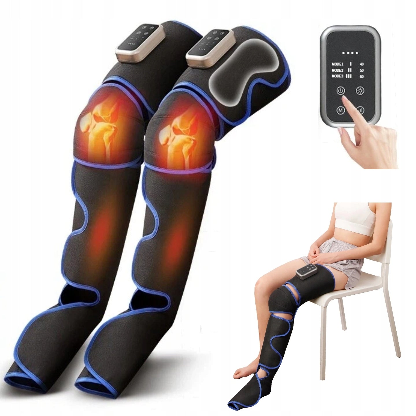 Lymphatic Drainage Compression Device – Leg Massager WIRELESS 1 Leg