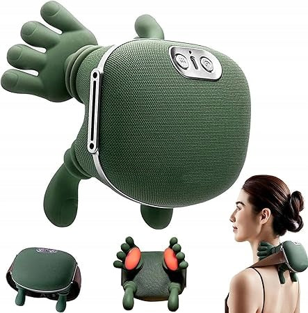 LynkCust Neck and Shoulder Massager with Heating 4D Kneading Massage Brand LynkCust