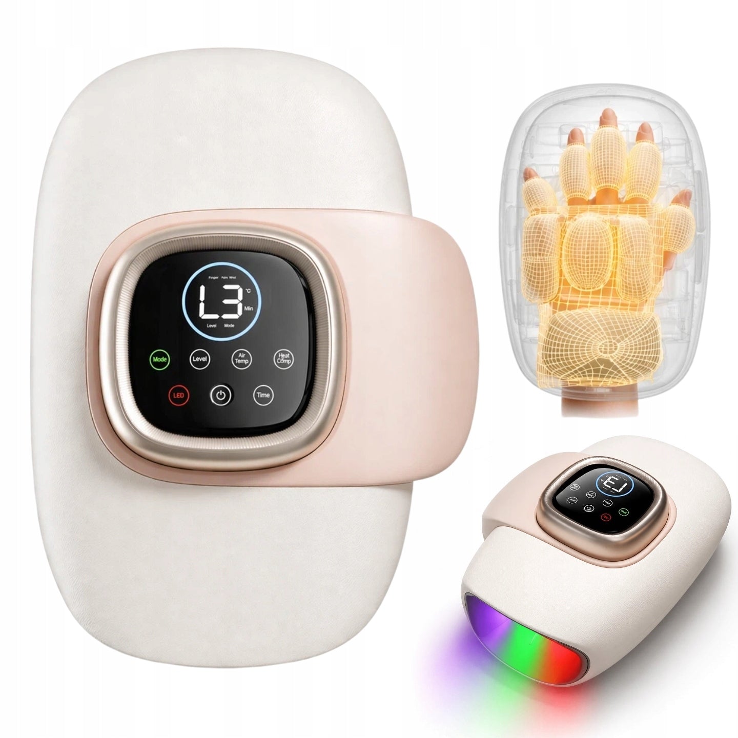 LynkCust Professional Compression Hand Massager with Heating