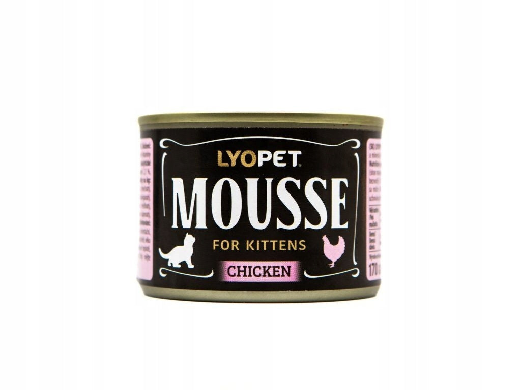 Lyopet Mousse for kittens. Chicken 170g