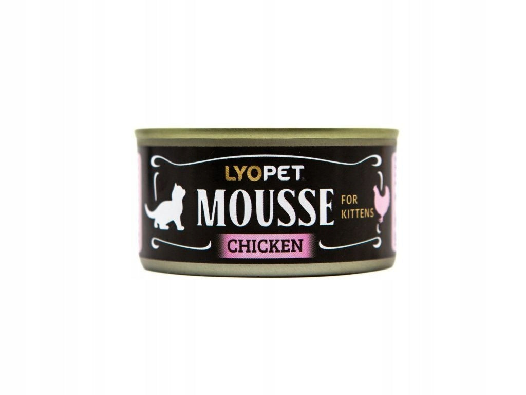 Lyopet Mousse for kittens. Chicken 90g