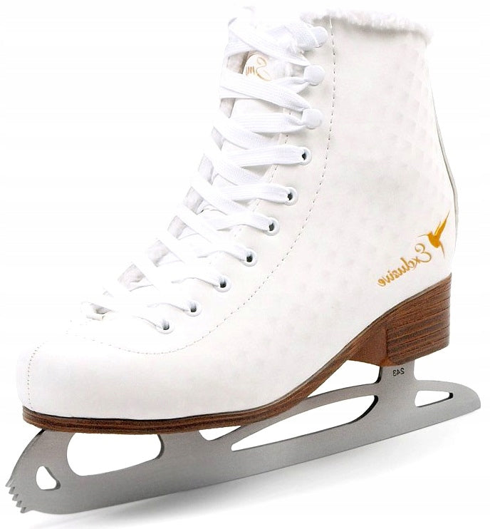 Eiskunstlauf-Schlittschuhe SMJ Sport Exclusive, Größe 36, weiß 