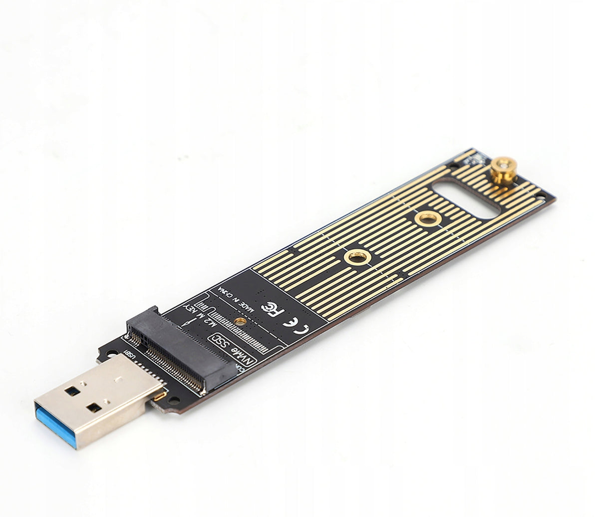 M.2 NVMe PCIe to USB 3.1 10Gbps Adapter - High Speed PC M2 PCIE SSD Reader