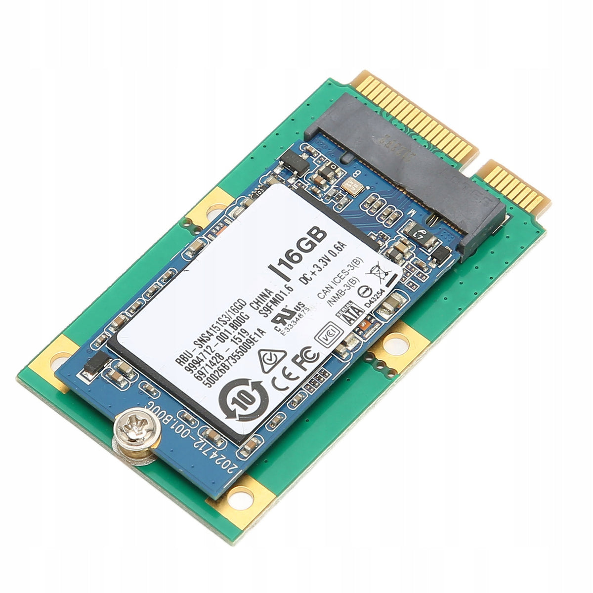 M.2 TO MSATA ADAPTER 16GB HARD DRIVE CARD