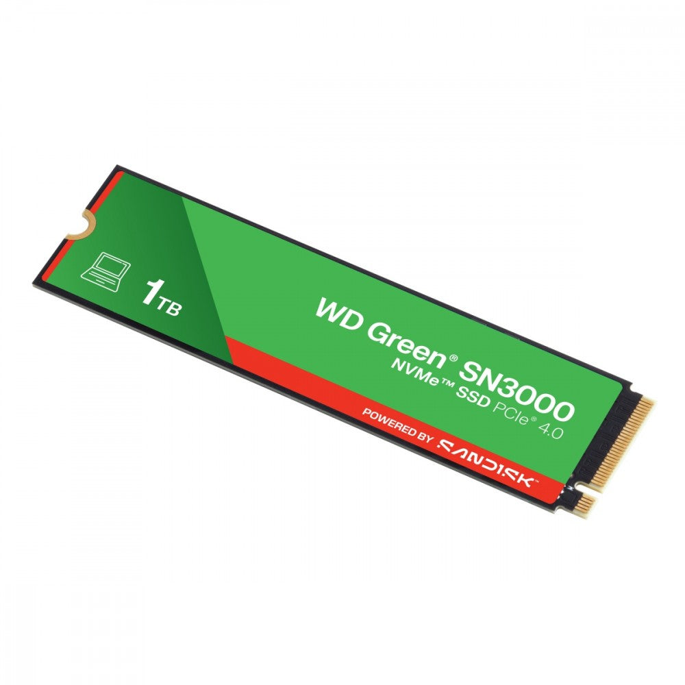 M.2 WD Green SN3000 PCIe Gen4 NVMe SSD 1TB Manufacturer code WDS100T4G0E