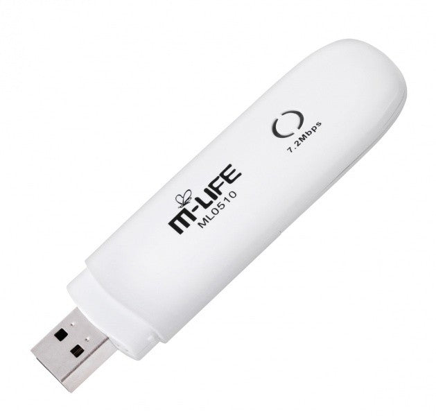 M-Life 7.2Mbps HSDPA UMTS GPRS EDGE GSM modem ANDROID LINUX VISTA 7 ML0510 Manufacturer code ML0510