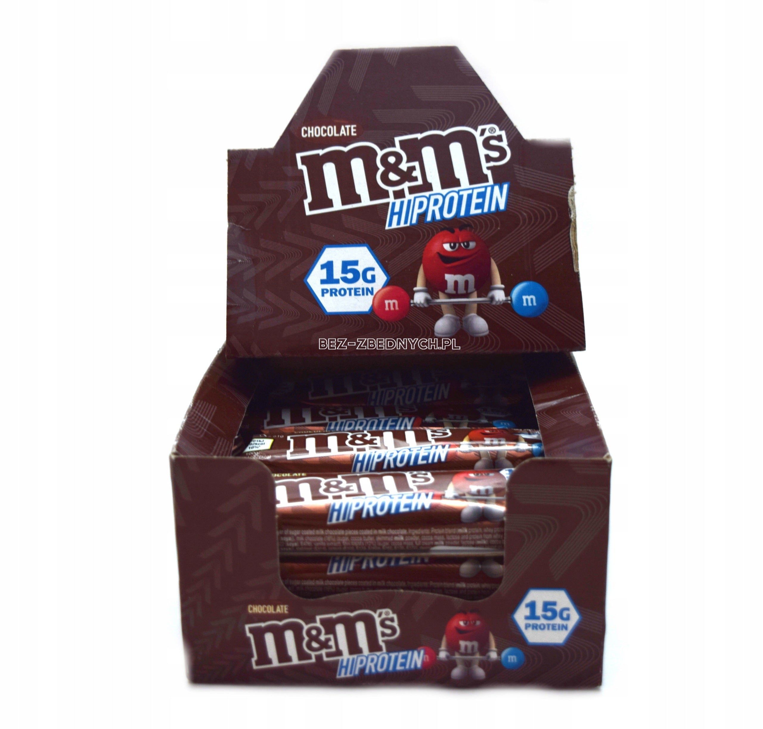 M&M's HiProtein Chocolate Bar 51g PROTEIN BAR PROTEIN