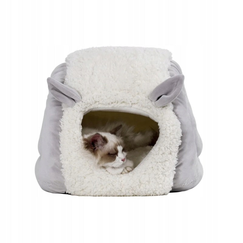 M-PETS DOLLY ECO Cat bed "sheep" - grey