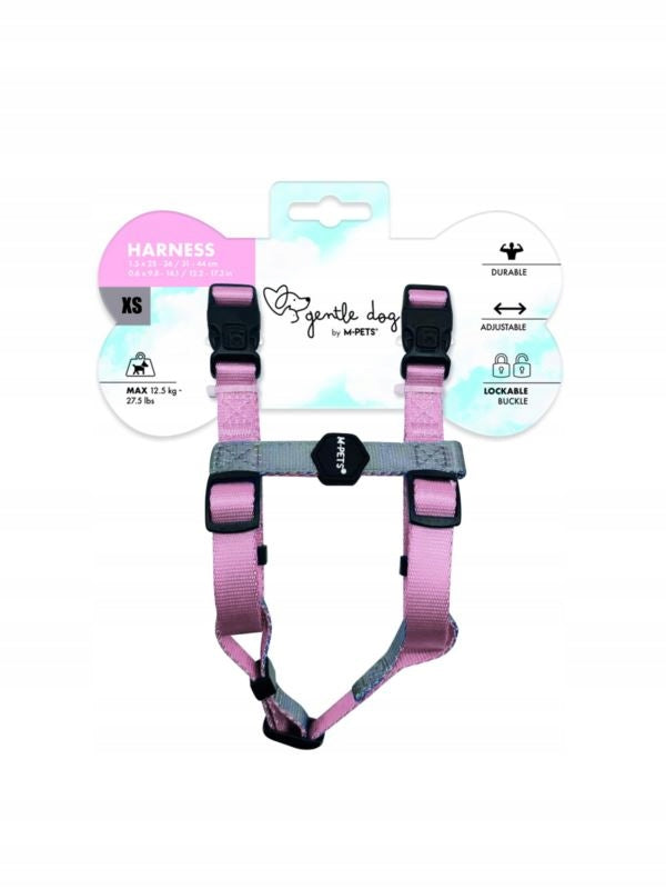 M-PETS GENTLE DOG HARNESS PINK XS