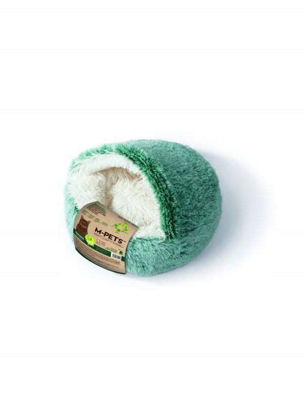 M-PETS SNUGO ECO Cat Bed - Green