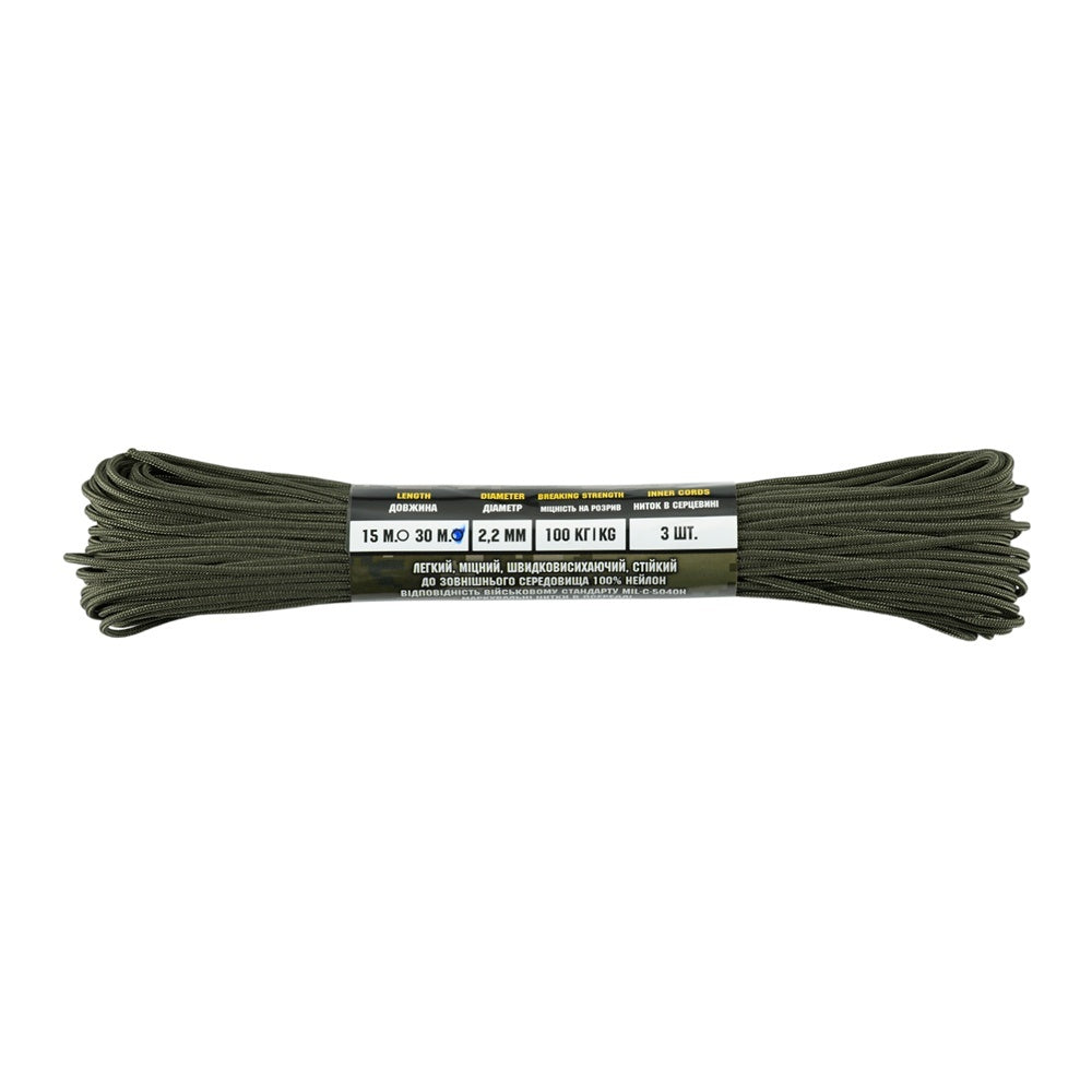 M-TAC Paracord Minicord Mil-Spec 30m Ranger Green Packaging status original