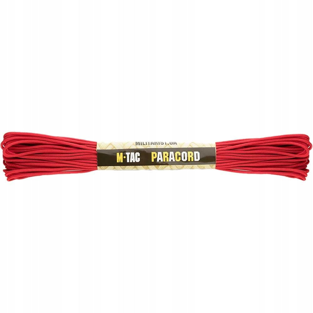 M-Tac Minicord Paracord - Red - 15m (49 ft)