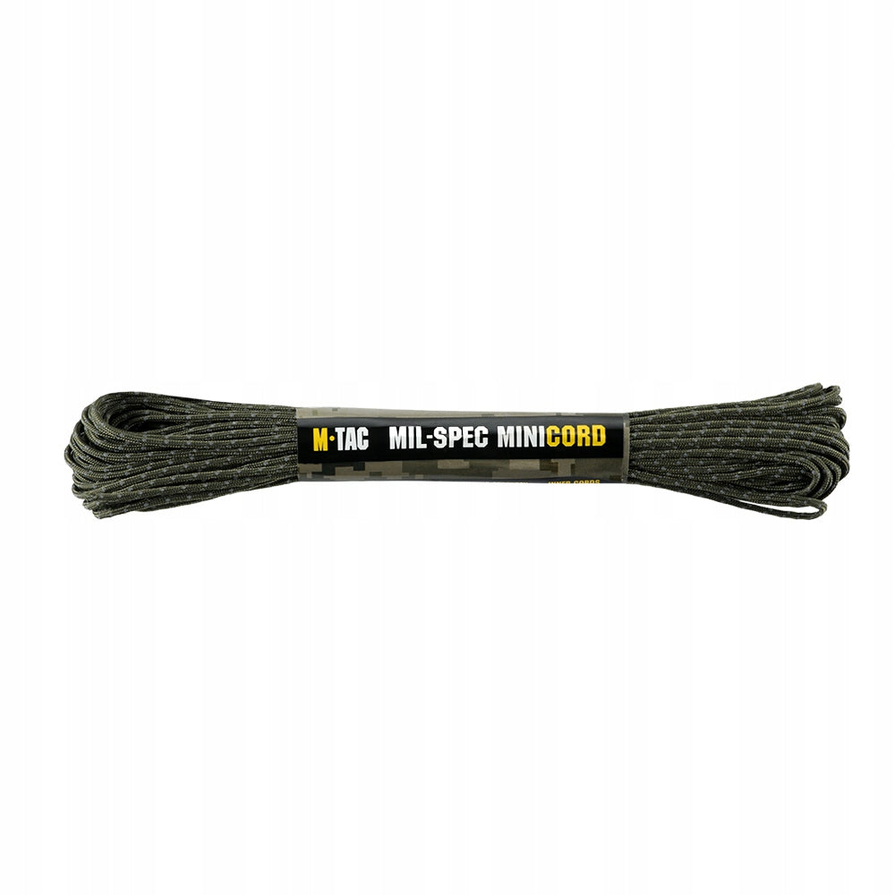 M-Tac Paracord Tactical Minicord Mil-Spec Ranger Green Reflective 15 m