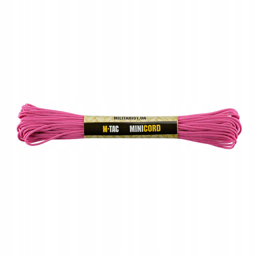 M-Tac Paracord Tactical Minicord Neon Pink 15m