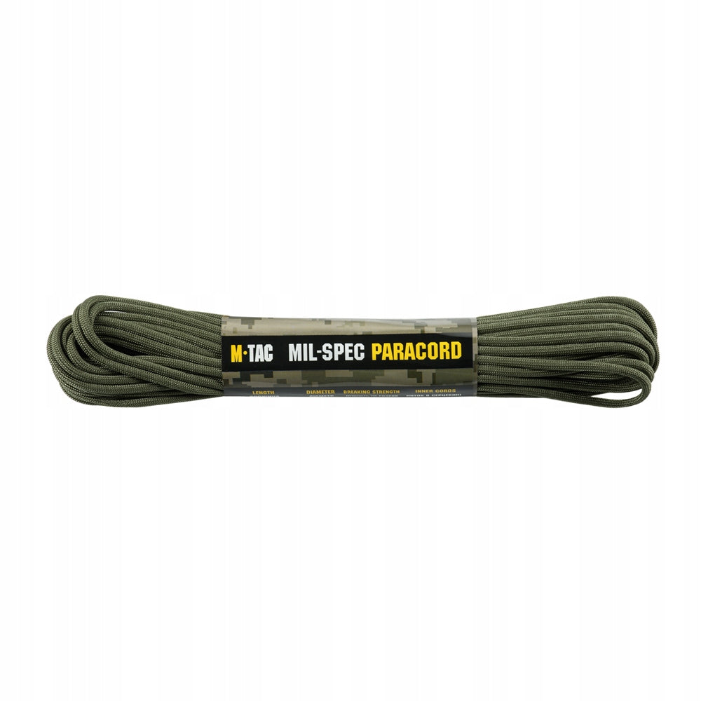 M-Tac Paracord Tactical Nylon Cable 550 mil-spec Ranger Green 15 m