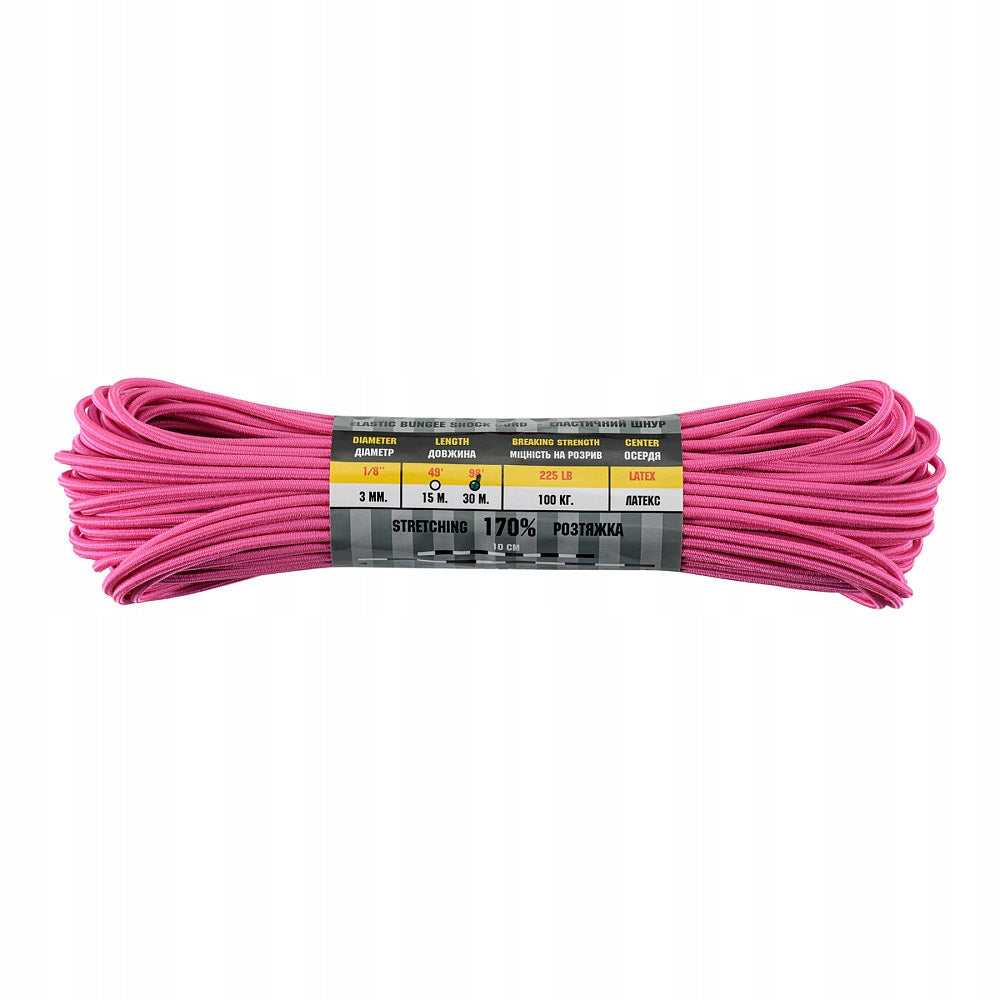 M-Tac Paracord Tactical Shock-Cord 3mm Pink 30 m Manufacturer code 10281171