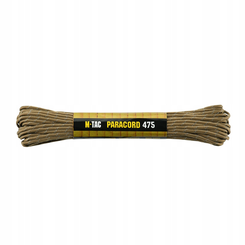 M-Tac Tactical Paracord 475 - Coyote Reflective Nylon Cable 15 m