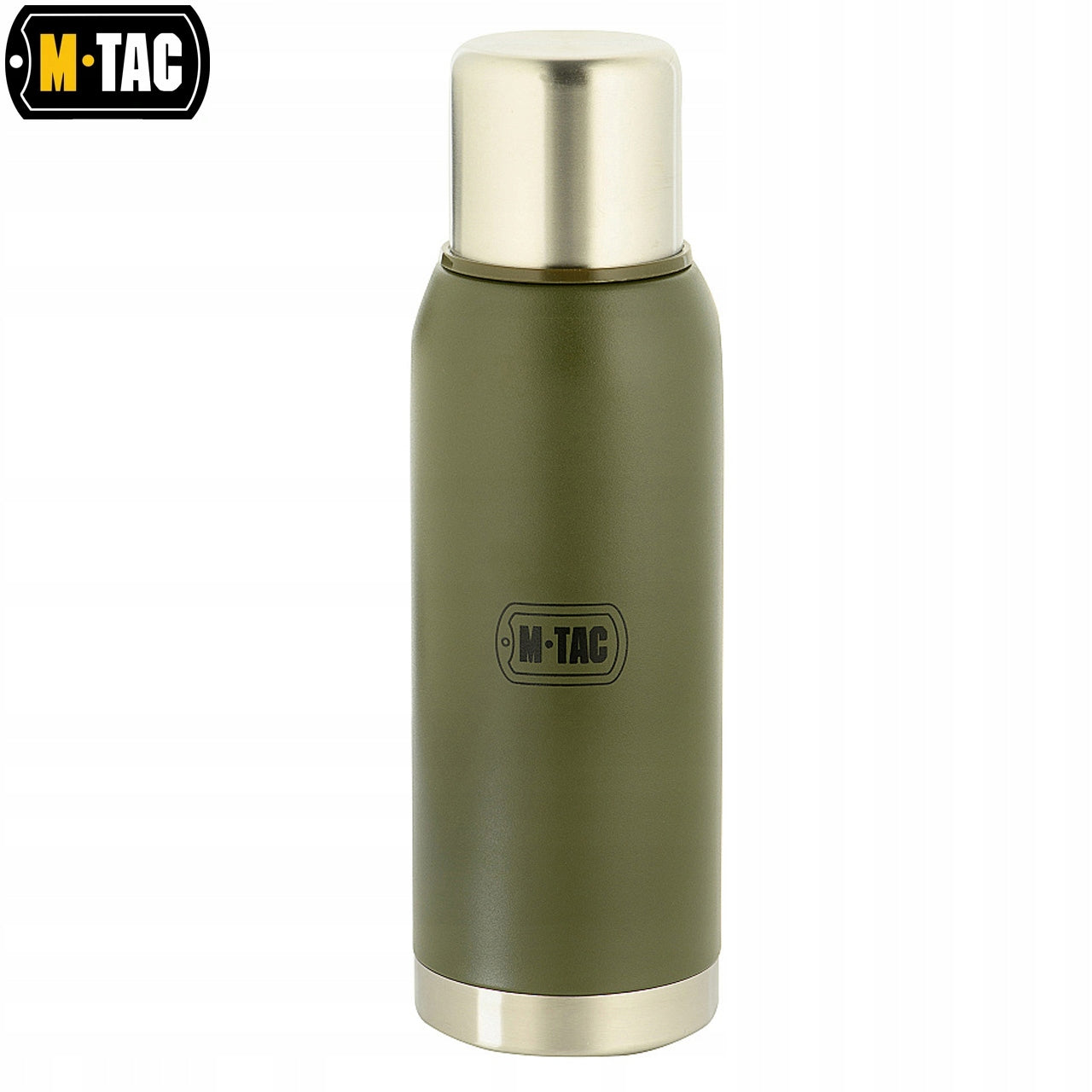M-Tac Vacuum travel thermos for coffee tea stainless steel 1000 1L Color green