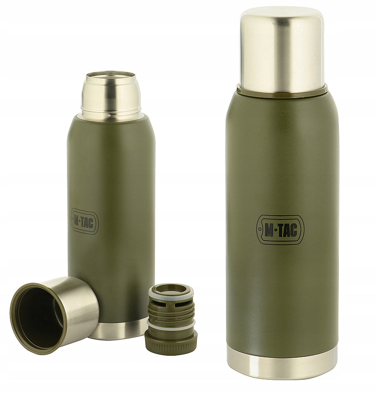 M-Tac Vacuum travel thermos for coffee tea stainless steel 1000 1L